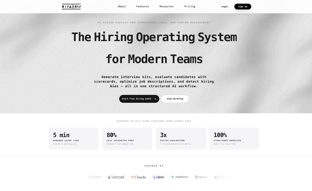 Rifair AI Platform